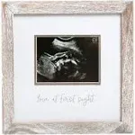 Pearhead Love at First Sight Sonogram Rustic Picture Frame