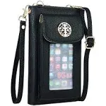 Small Crossbody Purse Cell Phone Wristlet Wallet for Women RFID