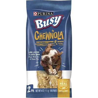 Purina Busy Chewnola Small/Medium Dog Treats 10 ct Bag