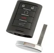 OEM ELECTRONIC REMOTE START SMART KEY FOB FOR 2010-2014 CADILLAC SRX 22865375