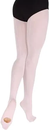 Body Wrappers Adult Microfiber Backseam Convertible Tights A39