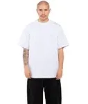 Shaka Wear SHMHSS Adult 7.5 oz. Max Heavyweight T-Shirt M White