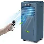 8000BTU(Ashrae) 3-in-1 Portable Air Conditioner with Remote Control with Timing Function