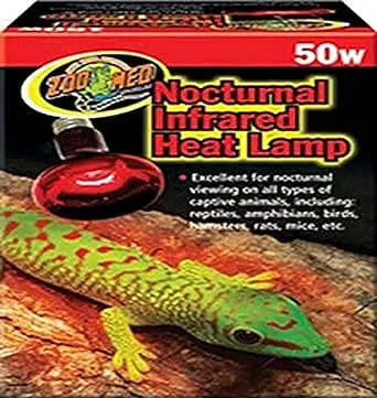 Zoo Med Nocturnal Infrared Heat Lamp, 50 Watts