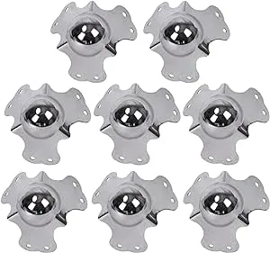 Sound Town 8-Pack Large Ball Corner Edge Protector for Flight Case, Cabinet (ST-RHW-07)