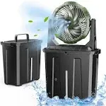 Outdoor Portable Misting Fan 20000mAh USB Rechargeable Battery 9L Bucket 10-inch