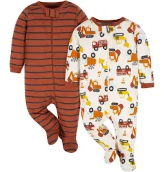 Gerber baby boys 2 pack sleep N play footie \n\nSize:...