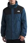 The North Face Antora Jacket for Men Shady Blue/TNF Black Medium