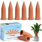 Julias 8 Pcs Vacation Plant Waterer Terracotta | adamsbargainshop