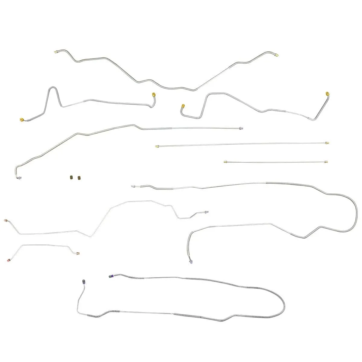 1994-97 Ford F250 F350 2WD & 4WD All Cabs & Bed Lengths Complete Brake Line Kit ...