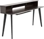 Elite Furniture Series 88-Note Keyboard Table Dark Walnut