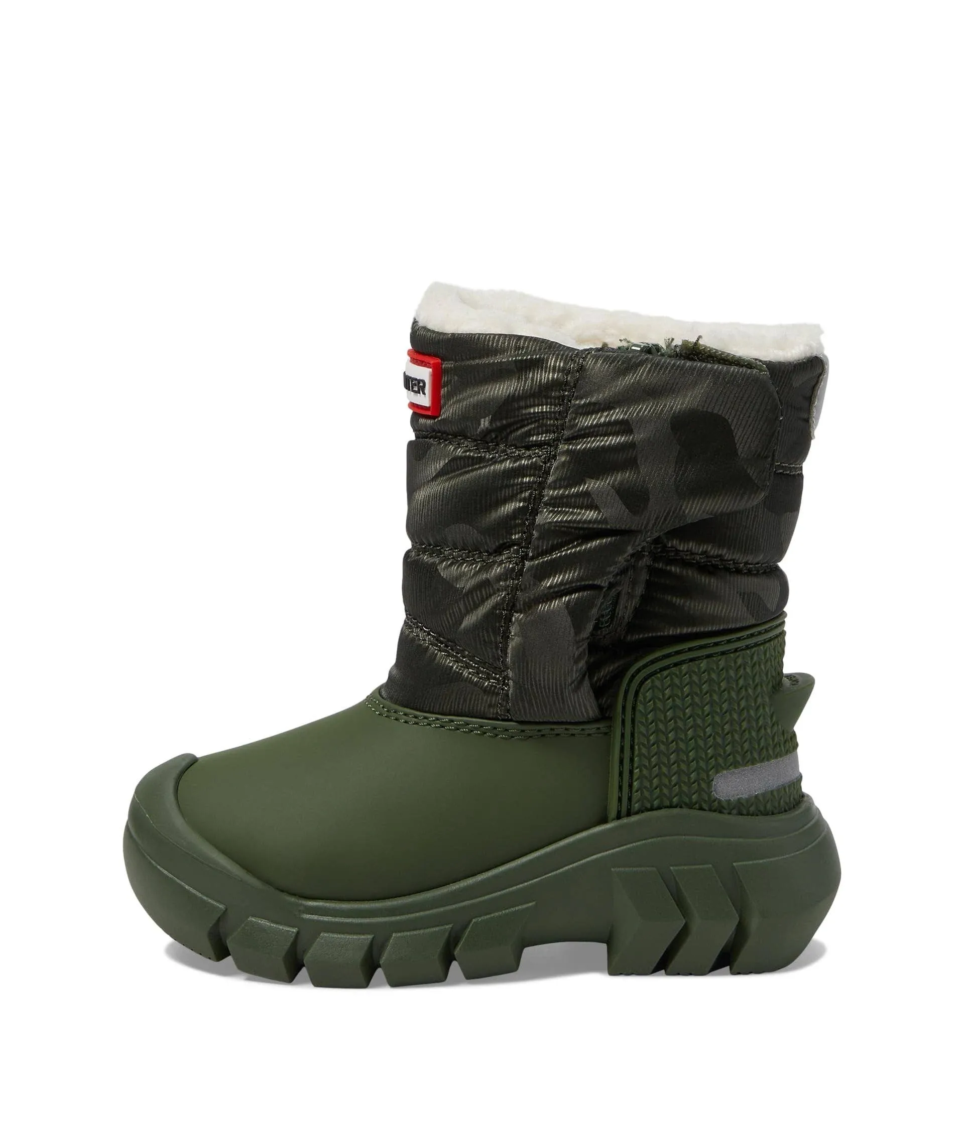 Hunter Kids' Intrepid Reflective Camo Snow Boot