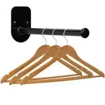 XINYUWIN Single Section Stainless Steel Clothes Hanger Storage Rack Organizer Wall Mount