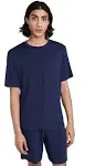 Eberjey Men's Henry Short Pajama Set - Blue - Size L - True Navy