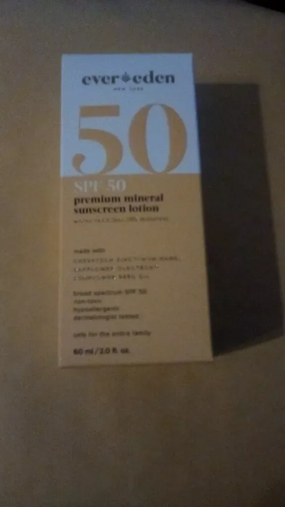 Ever&amp;Eden Sunscreen SPF 50 Premium Mineral Sunscreen Lotion