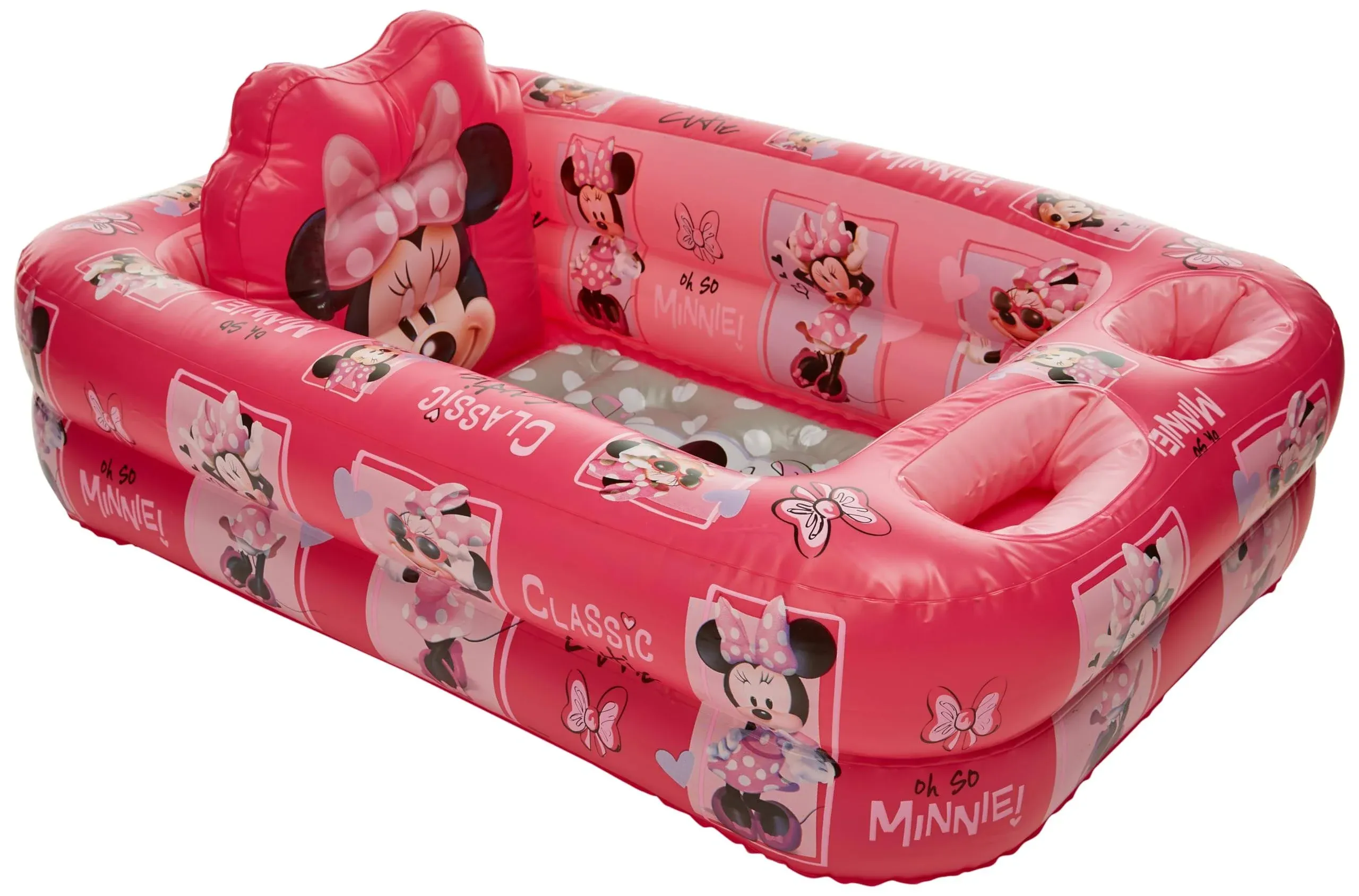 Disney Minnie Mouse Air-filled Cushion Bath Tub - Free-Standing, Blow Up ...