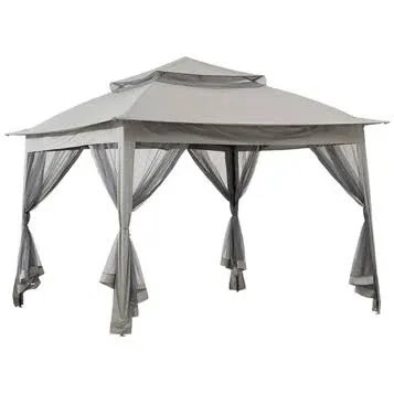 Sunjoy 11 ft. x 11 ft. Pop Up Portable Steel Gazebo