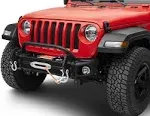 Rugged Ridge 18-20 Jeep Wrangler JL/JT Arcus Front Bumper Set w/ Overrider