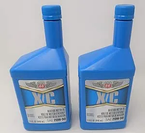 Phillips 66 20W50 X/C Aviation Oil Quart 1045457 (Pack of 2)