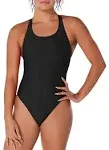 Speedo Women's One Piece Prolt Super Pro Solid Adult Swimsuit Team Black / 26