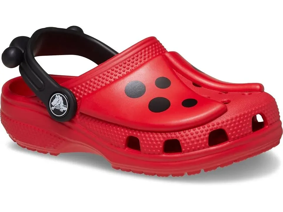 Crocs I Am Ladybug Toddlers Classic Clogs - Red - 5