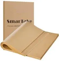 SMARTAKE 200 Pcs Parchment Paper Baking Sheets, 12x16 Inches Non-Stick Precut Baking Parchment, Perfect for Baking Grilling Air Fryer Steaming Bread Cup Cake Cookie and More (Unbleached)