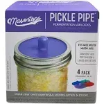 Masontops Pickle Pipe, Wide Mouth, 4 Pack - 4 pickle pipes