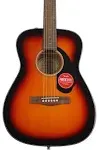 Fender CC-60S Concert Acoustic Guitar, with 2-Year Warranty, 3-Color Sunburst