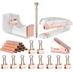 KIDMEN Rosegold Desk Accessory Kit