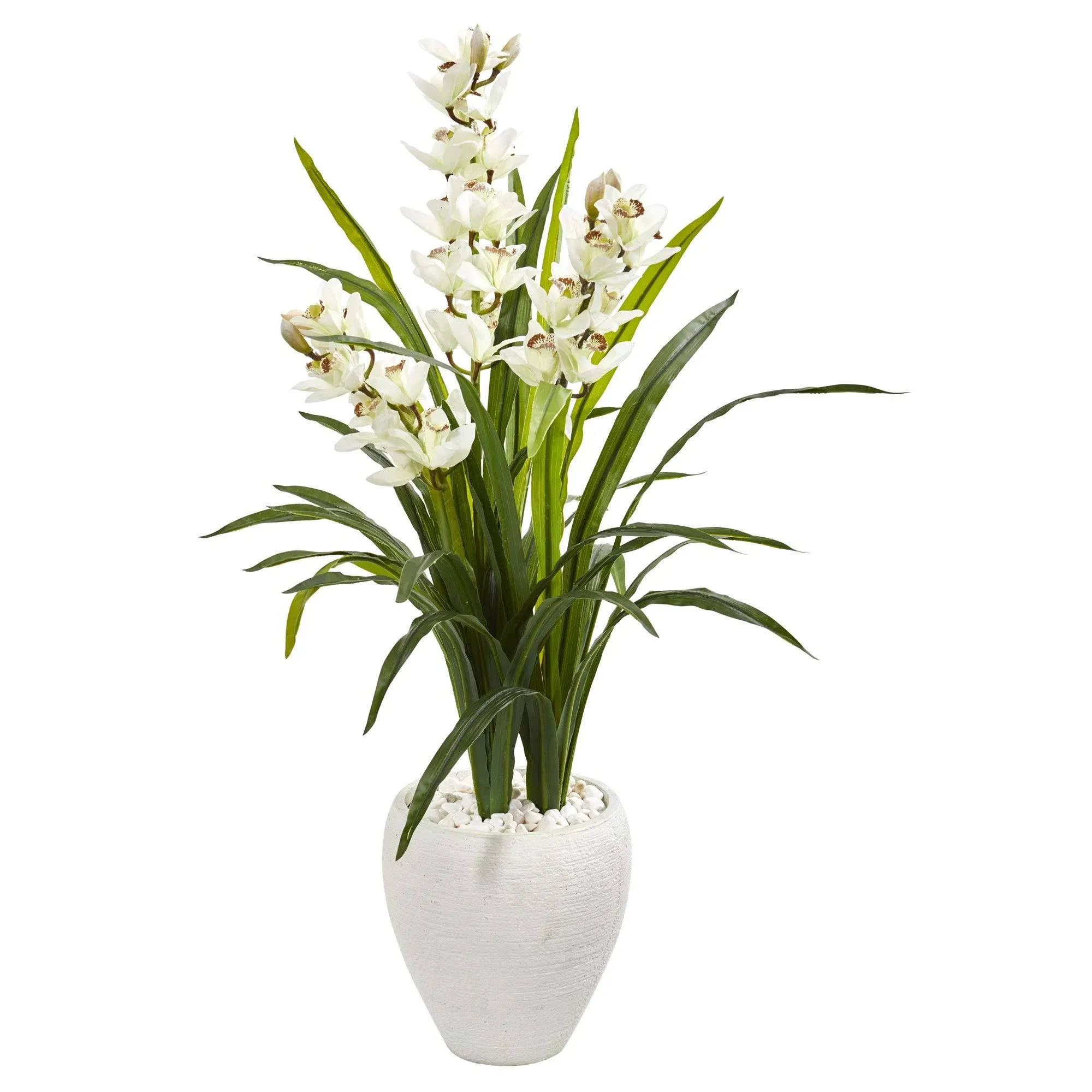 Nearly Natural Cymbidium Orchid Artificial Plant