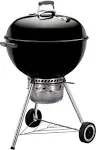 Weber - 22 in. Original Kettle Premium Charcoal Grill - Black