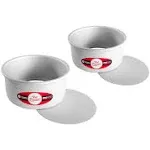 Round Cheesecake Pans - Anodized Aluminum, 6 x 3 Inch, Set of 2