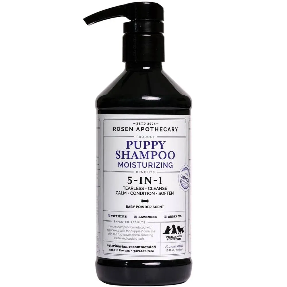 Rosen Apothecary 5-in-1 Moisturizing Puppy Shampoo