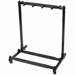 Kuyal Iron Guitar Stand Multi-Guitar Display Rack Bass Folding Stand Band Stage Bass Acoustic Guitar Black 3 Holder