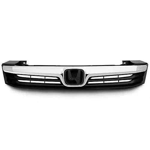 Grand Orange Front Bumper Hood Upper Grille Grill Compatible with Honda Civic 4DR ...