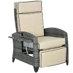 Outsunny Outdoor Recliner Chair