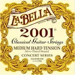 La Bella 2001 Medium-Hard Tension Classical Guitar Strings