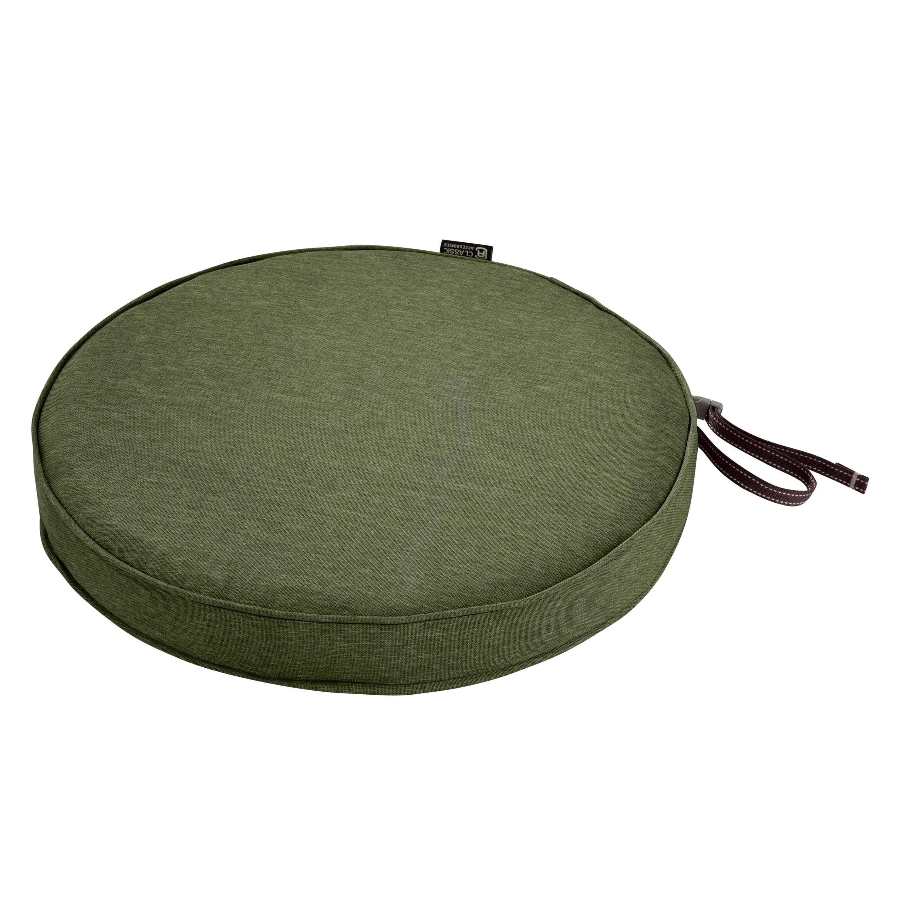 Classic Accessories Montlake FadeSafe Round Patio Dining Seat Cushion - 2&#034; Thick