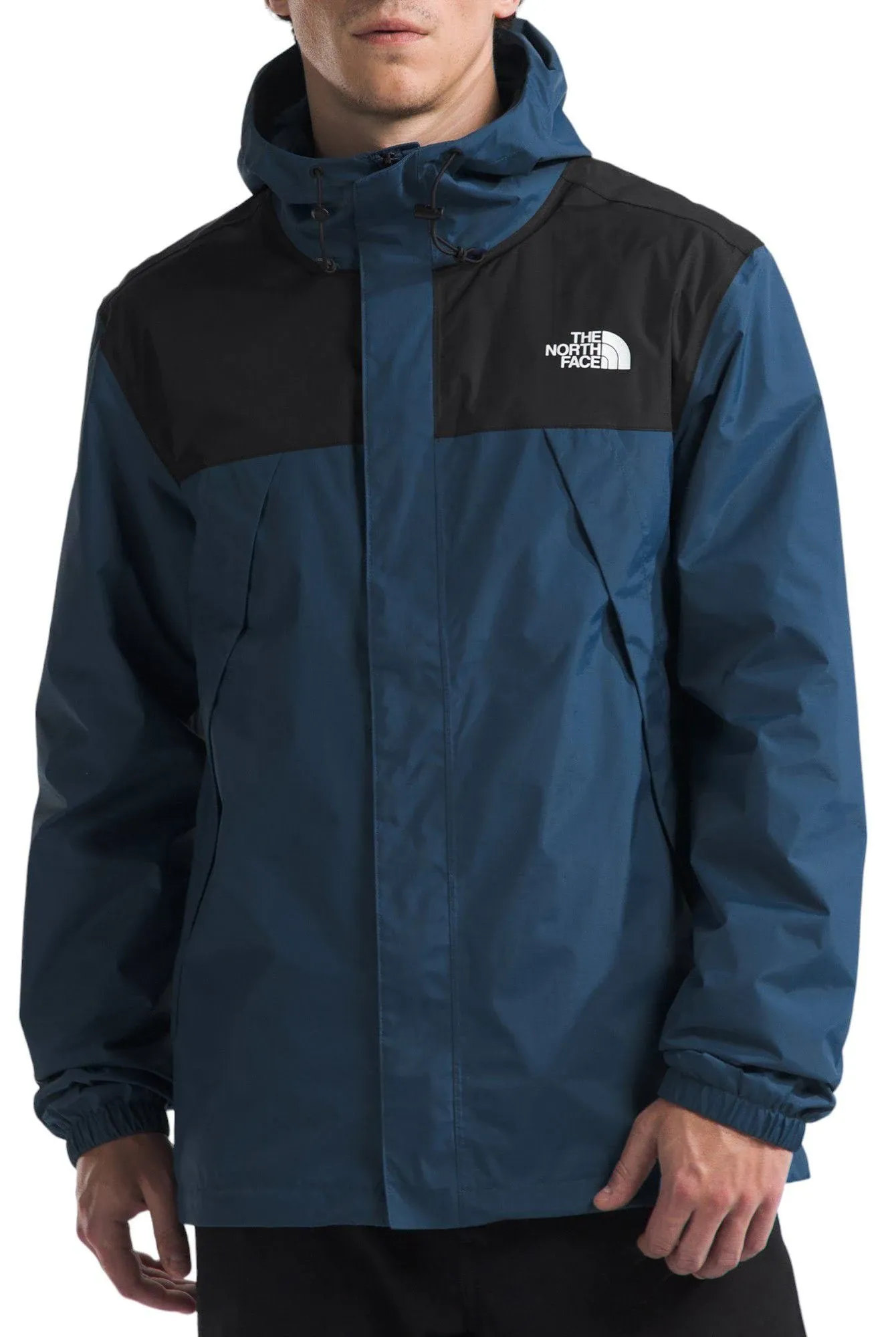 The North Face Antora Jacket - Men's Shady Blue/TNF Black, L