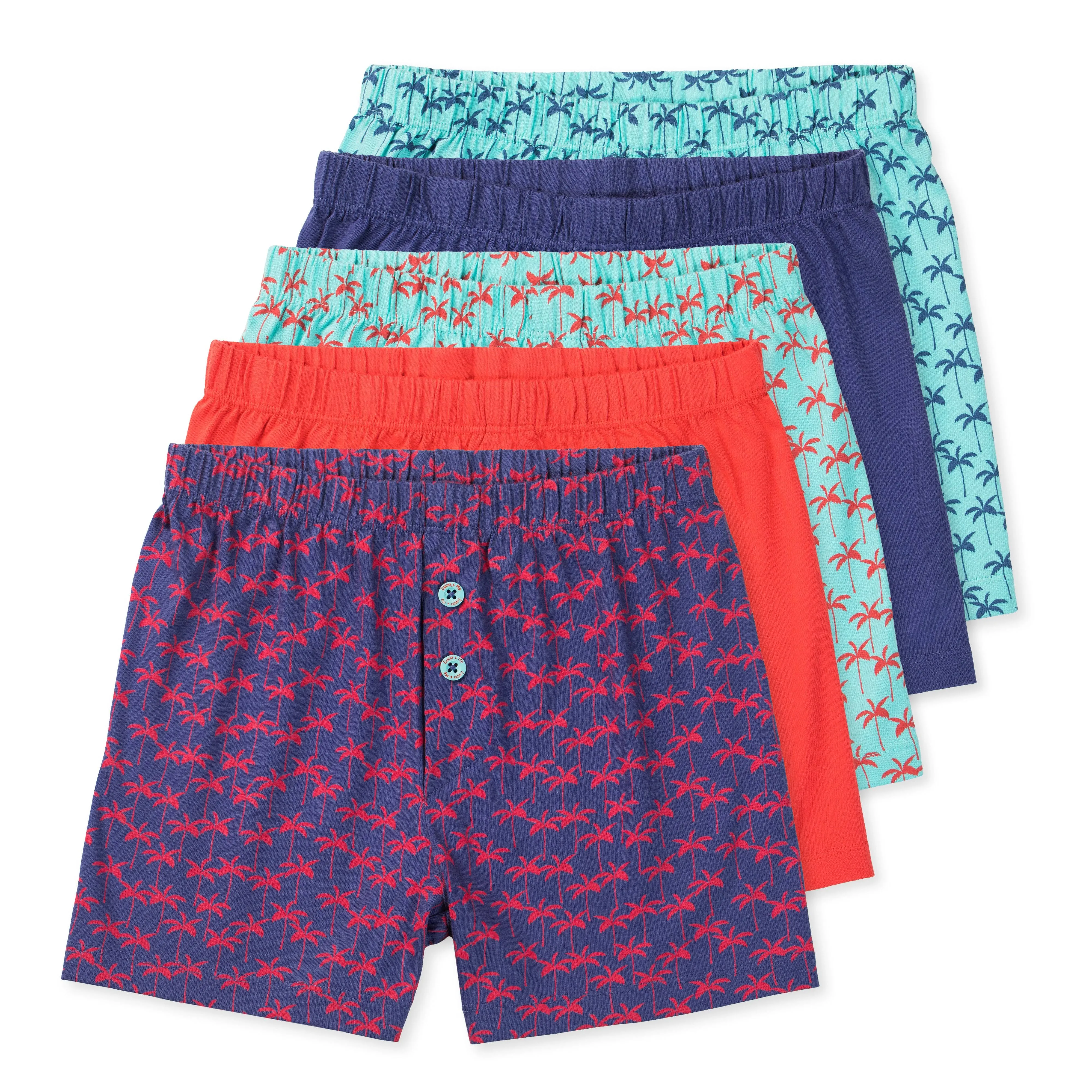 Lucky & Me Noah Boys Knit Boxers (5-Pack)