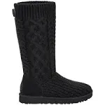 Ugg Classic Cardi Cabled Knit - Black - 8