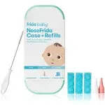 Frida Baby NoseFrida Case + Refills, Cleaning and Storage for Doctor-Recommended NoseFrida The Snotsucker Nasal Aspirator, Storage Travel Case, Bristle Cleaning Brush, Hygiene Filters, Baby Registry