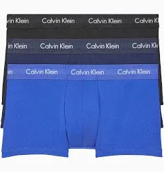 Calvin Klein Cotton Stretch Wicking 3 Pack Low Rise Trunk NB2614