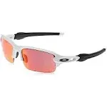 Oakley Youth Flak XS Sunglasses Matte White; Prizm Sapphire