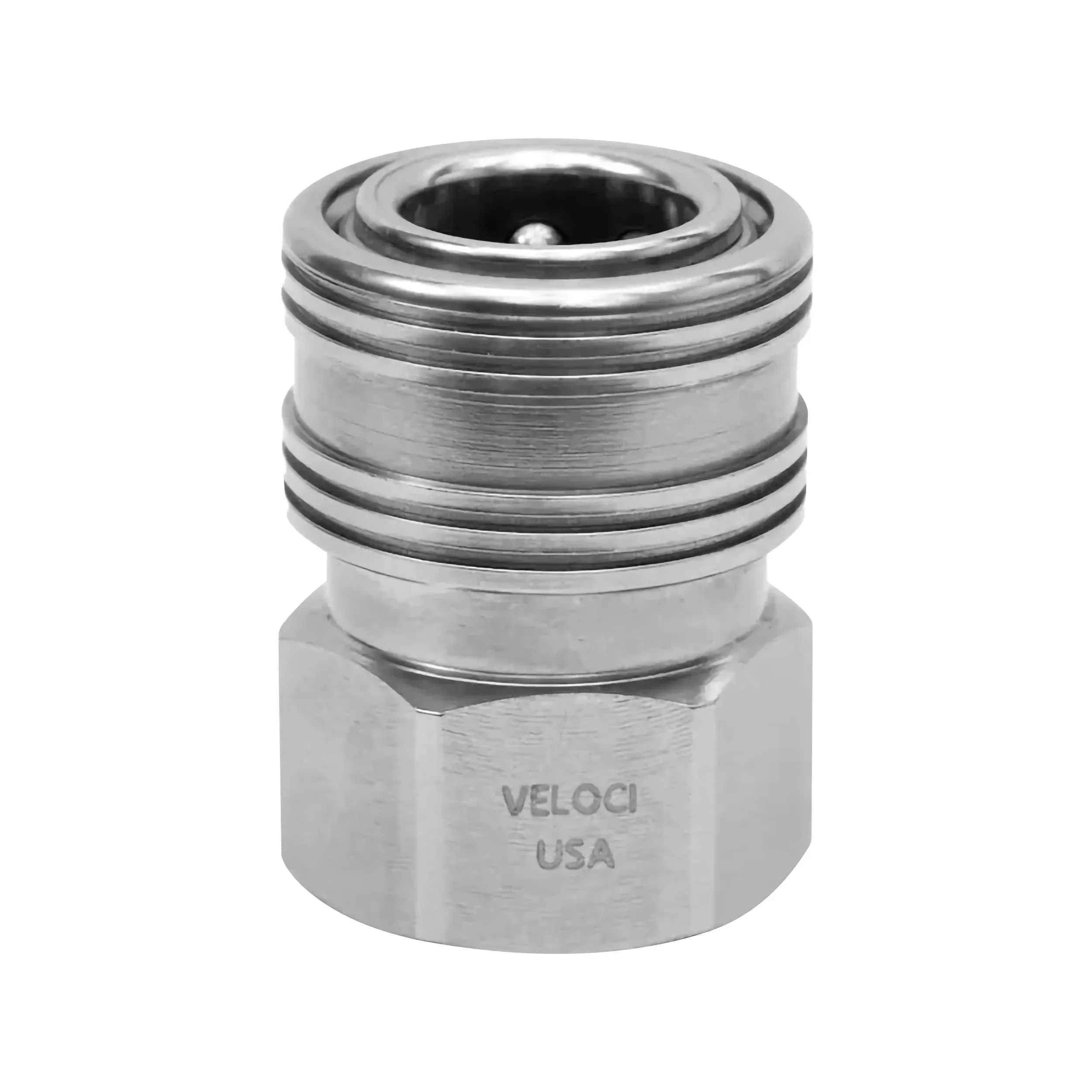 Prima Stainless Steel Coupler 3/8" FPT 56.0063