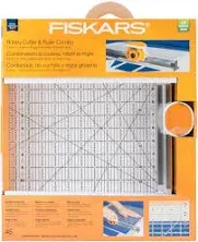 Fiskars Rotary Ruler Combo for Fabric Cutting