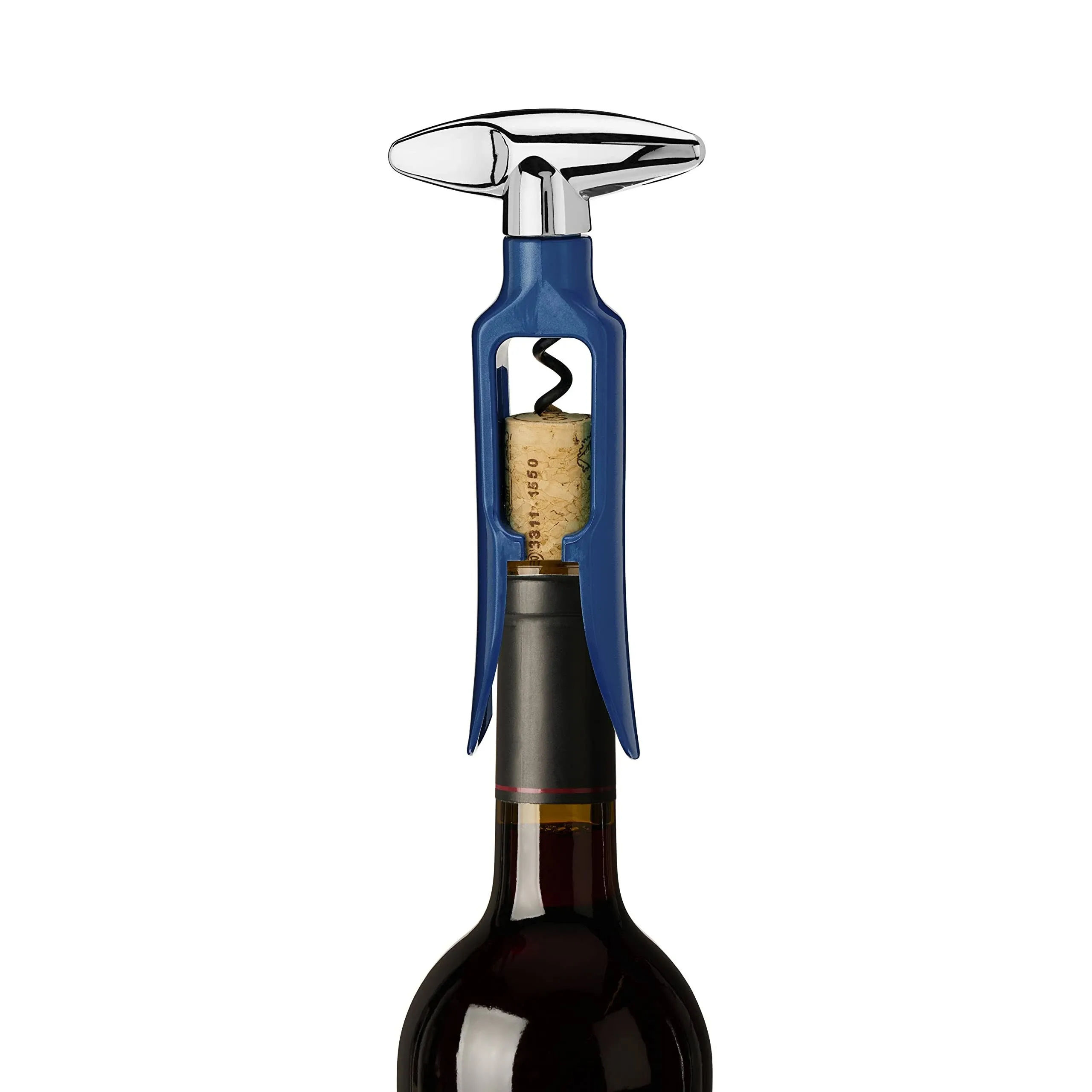 True Twister: Easy Corkscrew Turn Key Bar Accessory, Wine Bottle Opener,