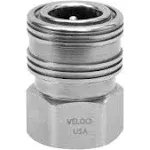 Veloci Prima 3/8" Stainless Steel Female NPT Quick Coupler