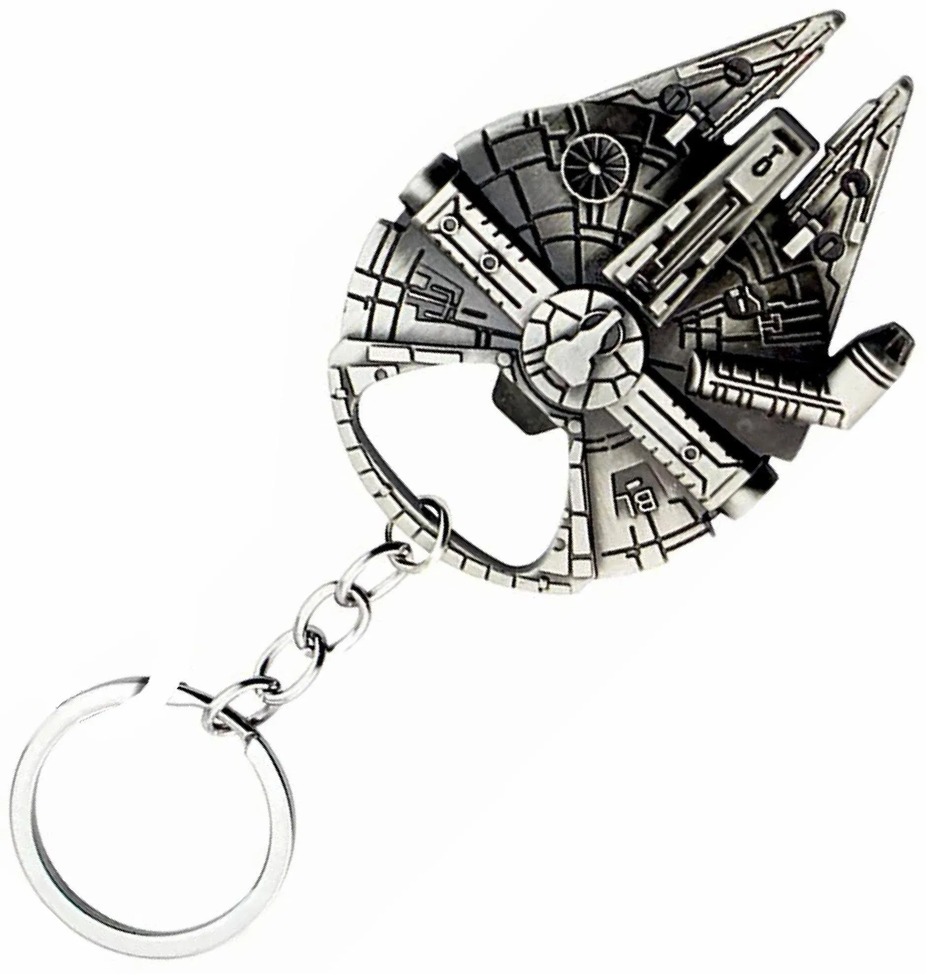 New Star Wars Bottle Opener Millennium Falcon Zinic Alloy Solid Metal Opener