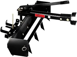 Brinly BS-38 BH Sleeve Hitch Tow Behind Box Scraper, 38", Black